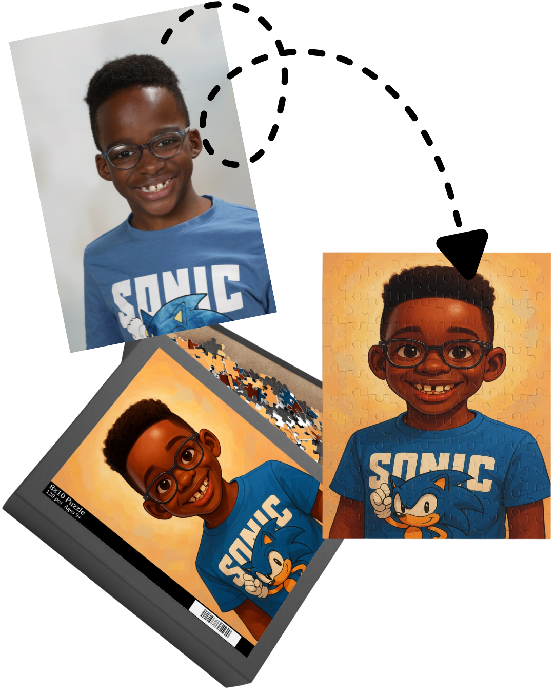 Kids Cartoon Photo Puzzle (30 Pieces)